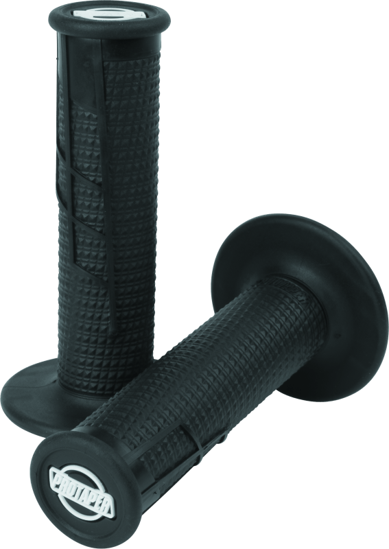ProTaper Clamp - On 1/2 Waffle Grips - Black/Black - Lock - On Design - Dune Goons
