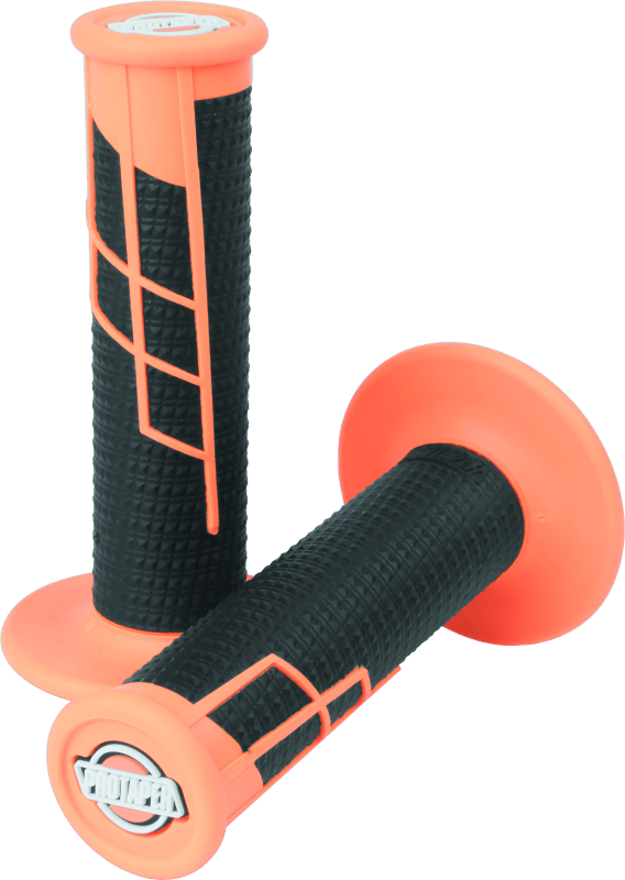 ProTaper Clamp - On 1/2 Waffle Grips - Orange/Black - Lock - On Design - Dune Goons