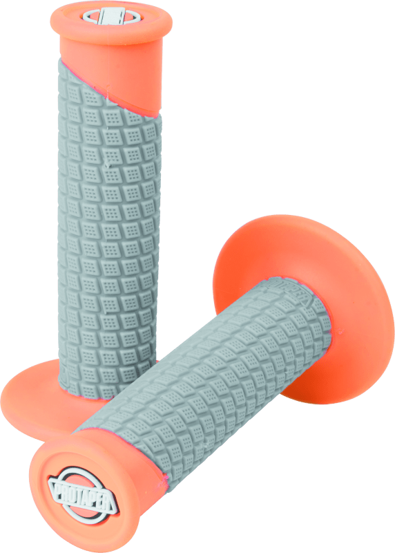 ProTaper Clamp - On Pillow Top Grips - Neon Orange/Gray - Lock - On Design - Dune Goons