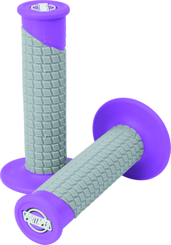 ProTaper Clamp - On Pillow Top Grips - Neon Purple/Gray - Lock - On Design - Dune Goons