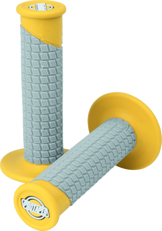 ProTaper Clamp - On Pillow Top Grips - Yellow/Gray - Lock - On Design - Dune Goons