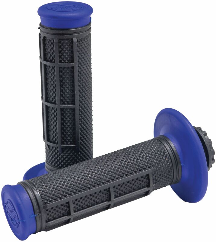 ProTaper Pro Series Clamp - On Grips - 1/2 Waffle - Blue/Black - Dune Goons