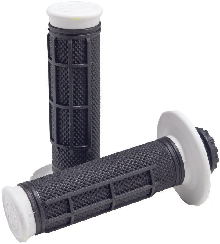ProTaper Pro Series Clamp - On Grips - 1/2 Waffle - White/Black - Dune Goons