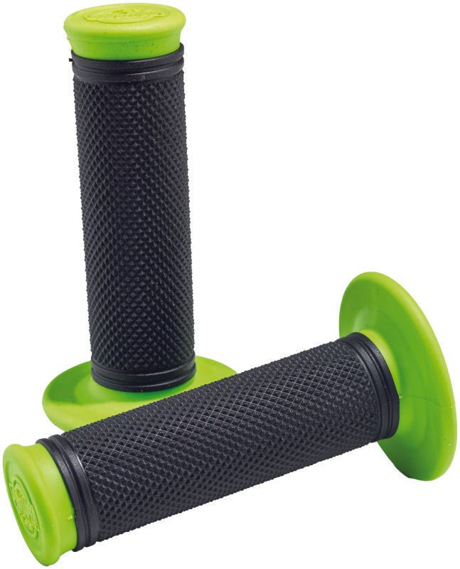 ProTaper Pro Series Clamp - On Grips - Full Diamond - Green/Black - Dune Goons