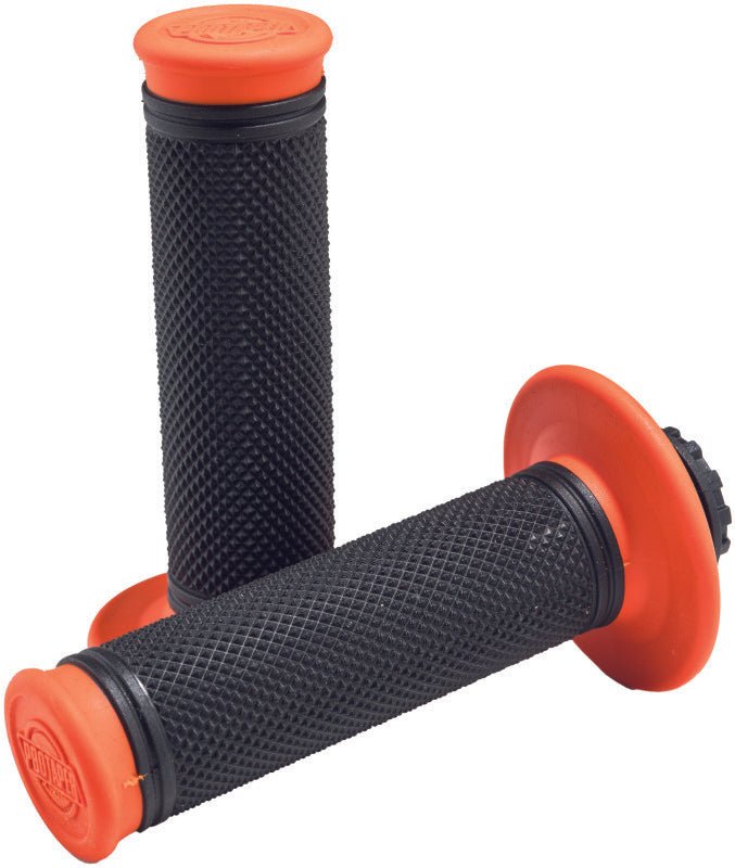 ProTaper Pro Series Clamp - On Grips - Full Diamond - Orange/Black - Dune Goons