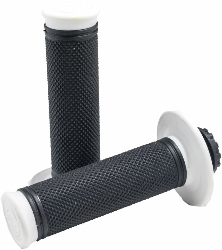 ProTaper Pro Series Clamp - On Grips - Full Diamond - White/Black - Dune Goons