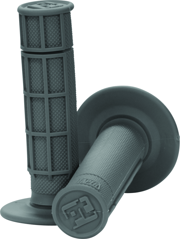 ProTaper Race Cut 1/2 Waffle Grips - Grey - Dune Goons