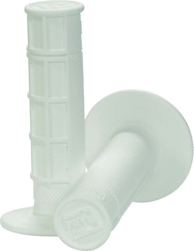 ProTaper Race Cut 1/2 Waffle Grips - White - Dune Goons