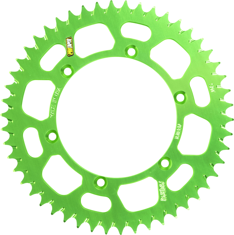 ProTaper Rear Sprocket Aluminum - Kawasaki KX/KXF - 53T Green - Dune Goons