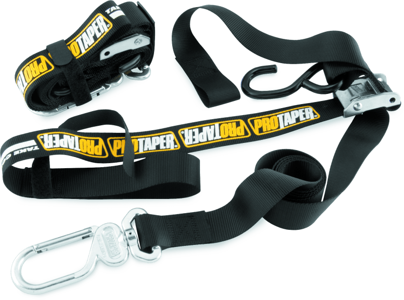 ProTaper Tie Down Straps - 1 - 1/2" - Black - Pair - Dune Goons