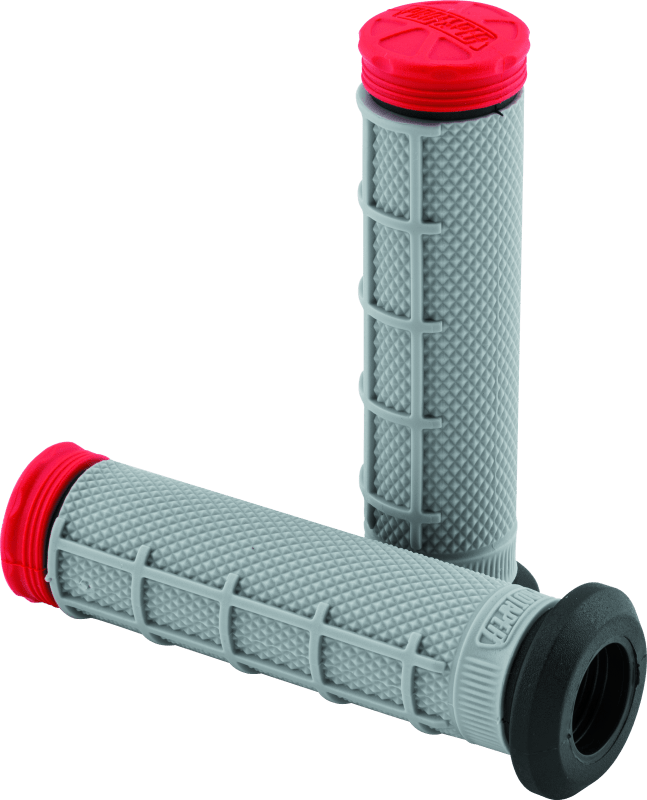 ProTaper Tri Density 1/2 Waffle ATV Grips - Red - Dune Goons