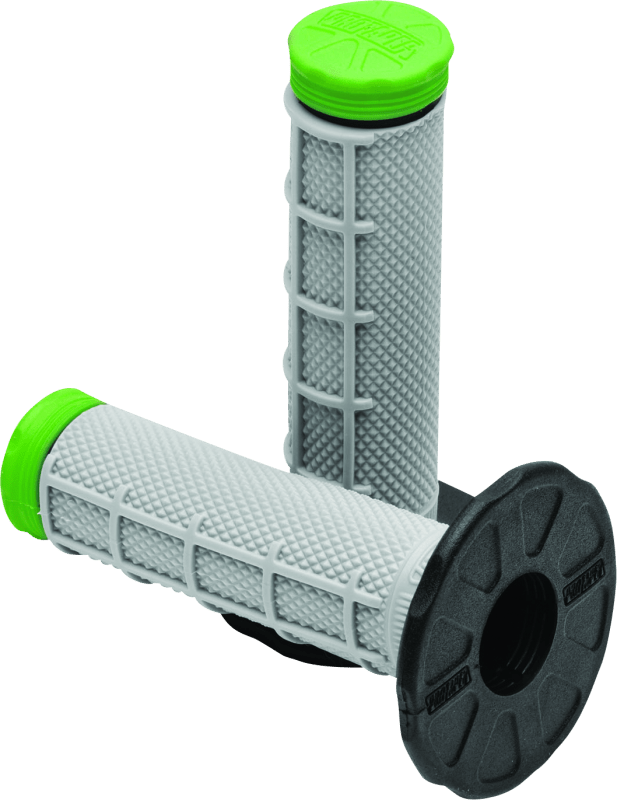 ProTaper Tri Density 1/2 Waffle MX Grips - Green - Dune Goons