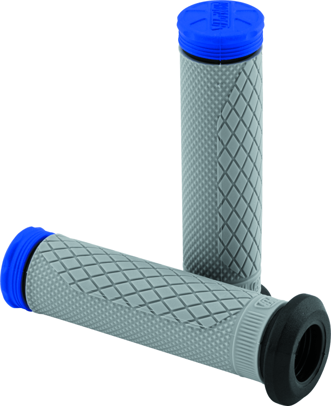 ProTaper Tri Density Full Diamond ATV Grips - Blue - Dune Goons