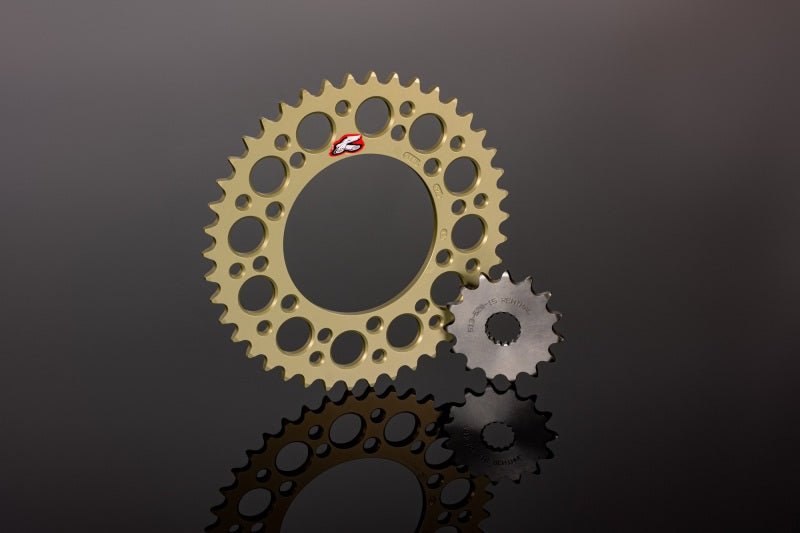 Renthal 21+ Royal Enfield 350 Hunter/Meteor/Classic Reborn Rear Sprocket - 520 - 42P Teeth Hard And - Dune Goons
