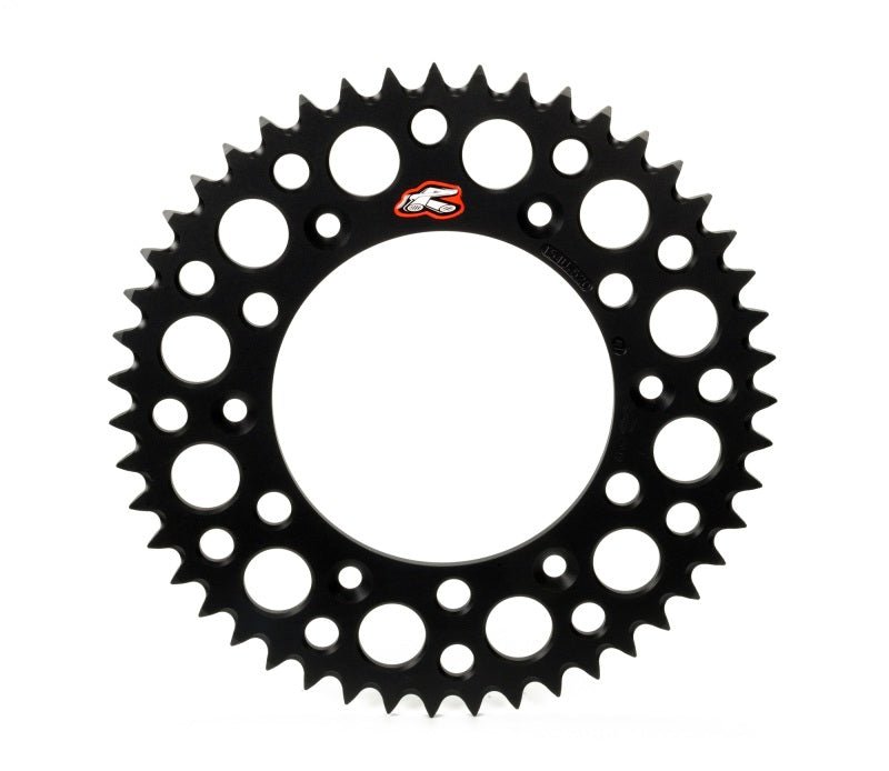 Renthal 91 - 09 Kawasaki KX 250/F/ 04 - 06 Suzuki RM - Z 250 Rear Sprocket Grooved - Black 520 - 48P Teeth - Dune Goons