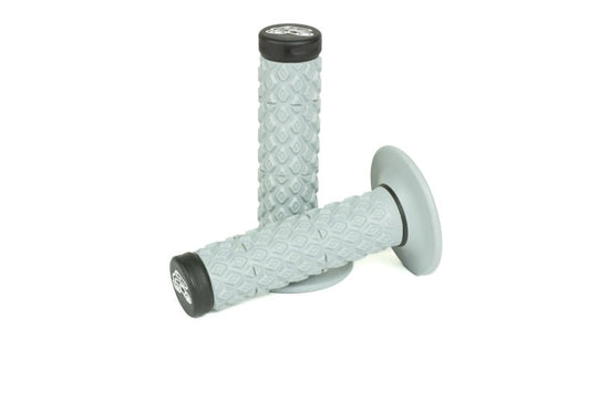 Renthal MX Dual Compound Grips Gray Black Tapered Half Waffle - Dune Goons