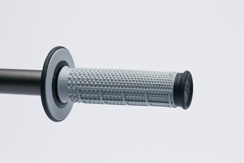 Renthal MX Dual Compound Grips Taper 1/2 Waffle - Grey/ Black - Dune Goons
