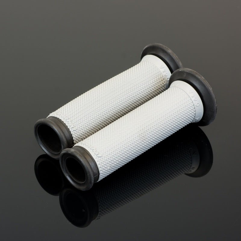Renthal Road Dual Compound Grips 32 mm. O.D. - White/ Black - Dune Goons