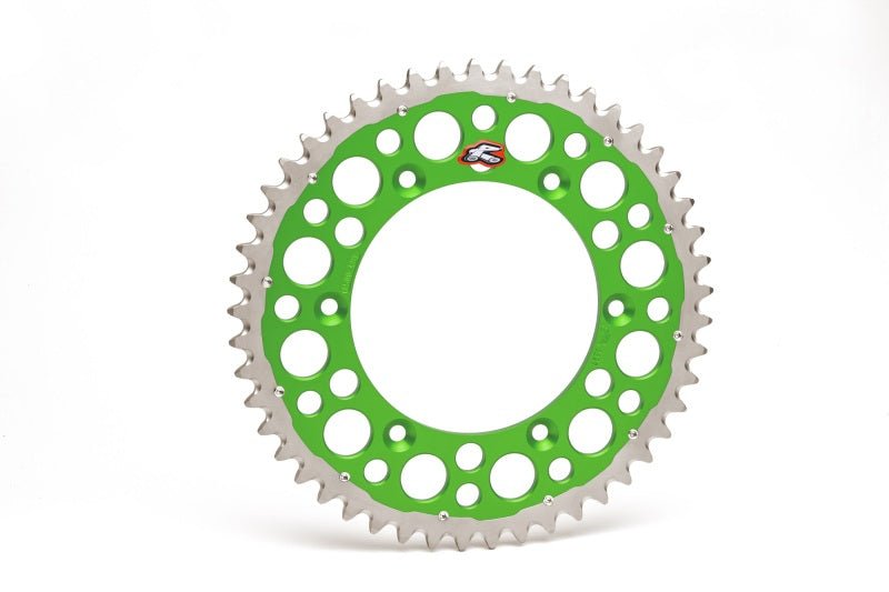 Renthal Twinring Rear Sprocket Kawasaki KLX300R 2020 - 22 Green 520 - 50T - Dune Goons