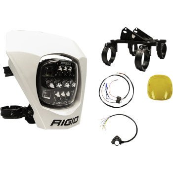 Rigid Adapt XE Moto LED Headlight – Adaptive Enduro Light Kit - Dune Goons