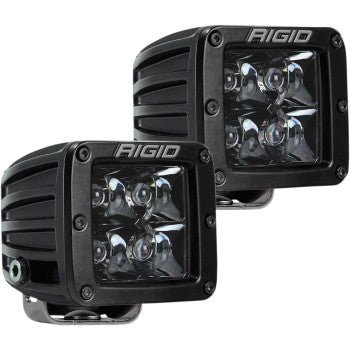 Rigid D - Series Midnight Spotlights – UTV LED Pair (2001 - 1610) - Dune Goons