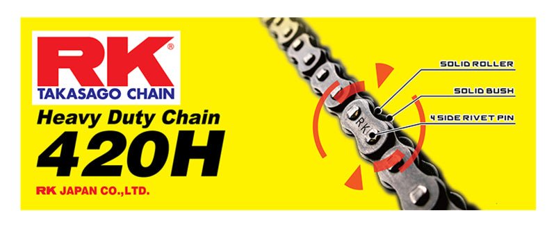 RK 420H Heavy Duty Chain Natural 130 Link - Dune Goons