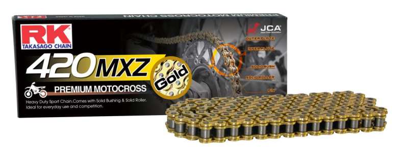 RK 420MXZ Non - Sealed Chain Gold 130 Link - Dune Goons