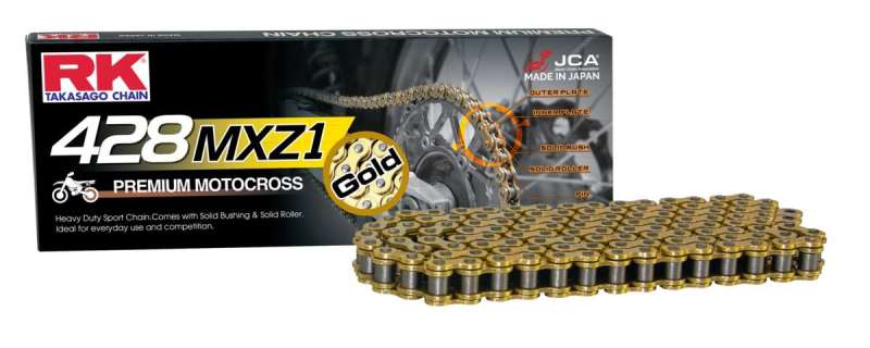 RK 428MXZ Non - Sealed Chain Gold 124 Link - Dune Goons