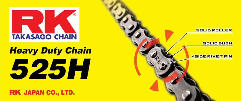 RK 525H Heavy Duty Chain Natural 120 Link - Dune Goons
