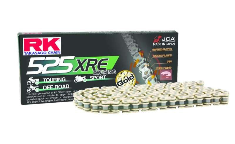 RK 525XRE Chain 116 Link - Gold - Dune Goons
