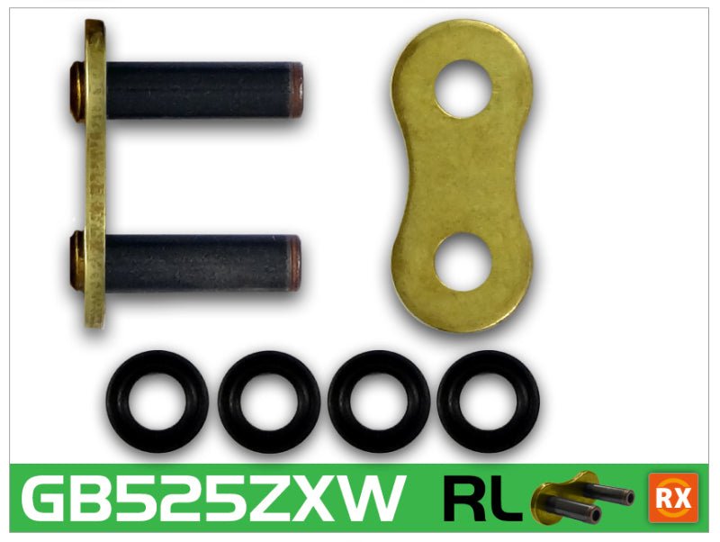 RK 525ZXW XW - Ring Chain Rivet Master Link Gold - Dune Goons