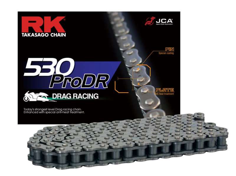 RK 530 Pro Drag Racing Chain Natural 150 Link - Dune Goons