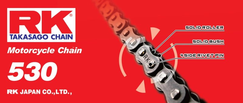 RK 530 Standard Chain Natural 120 Link - Dune Goons