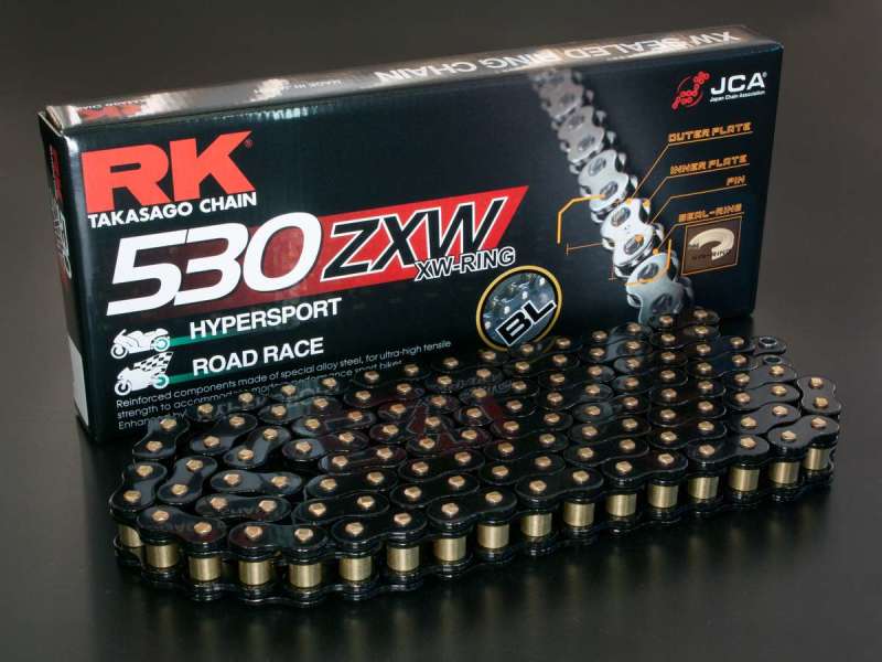 RK 530ZXW XW - Ring Chain Black Scale 120 Link - Dune Goons