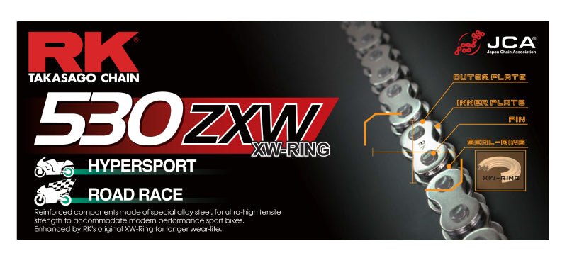 RK 530ZXW XW - Ring Chain Chrome 170 Link - Dune Goons