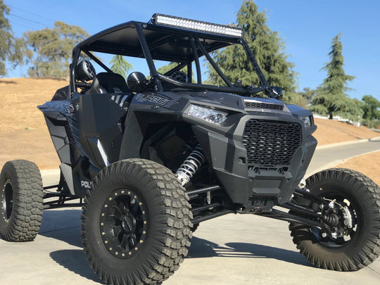 RZR 1000 Premium Long Travel w/ HD Steering - Fireball Racing - Dune Goons