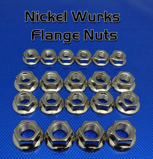 Nickel Wurks flange nuts