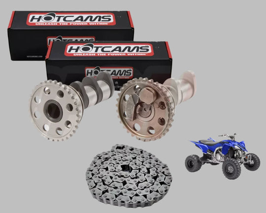 Yamaha YFZ450 YFZ 450 Hotcams Hot Cams Stage 1 One Camshafts BPRATV Timing Chain