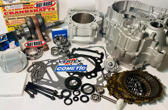 06-12 Raptor 700 700R Crank Cases 105.5 Big Bore Stroker Complete Rebuild Kit