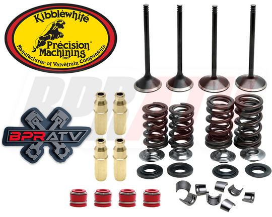 TRX 400EX 400 400X Kibblewhite +1 Valves Springs Complete Valve Head Rebuild Kit