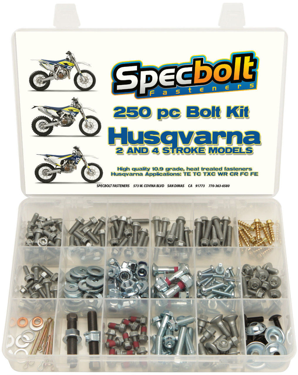 Specbolt 250pc Husqvarna Bolt Kit