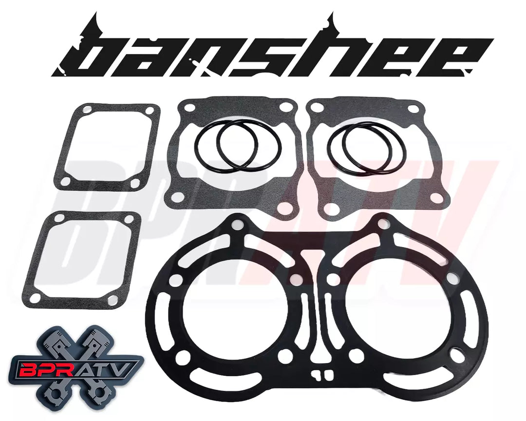 Yamaha Banshee YFZ 350 66.50mm Pro X Pistons Set Top End Gaskets Pin Bearing NGK