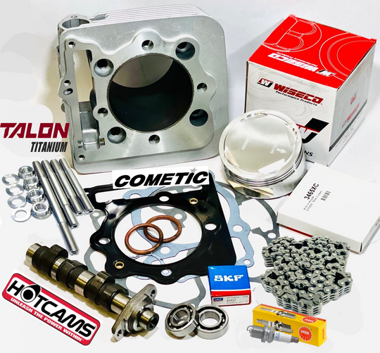 Honda 400EX 87m Big Bore Kit Stage 2 Hotcam +2 Cylinder Piston 416cc Top End Kit