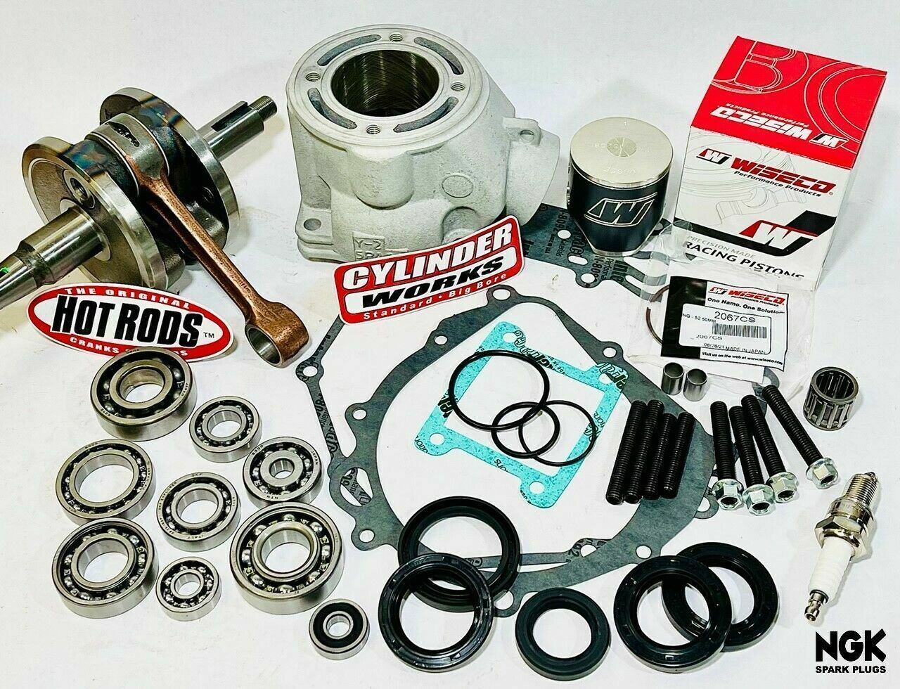 YZ85 YZ 85 YZ-85 Big Bore Stroker 130cc Complete Motor Engine Rebuild Parts  Kit