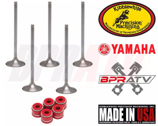 Yamaha YZ450F YZ 450F Stock Size Kibblewhite Intake Exhaust Valves RED Seals Kit