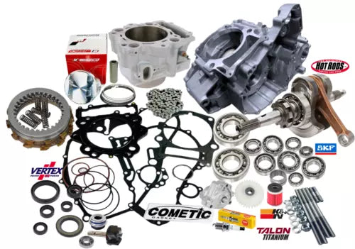 Raptor 700 700R Cases Complete Rebuilt Motor Engine Rebuild Kit Crankcases