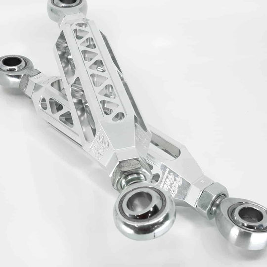 Sector Seven Billet Rear Sway Bar End Links for Polaris RZR Pro XP - Raw Aluminum