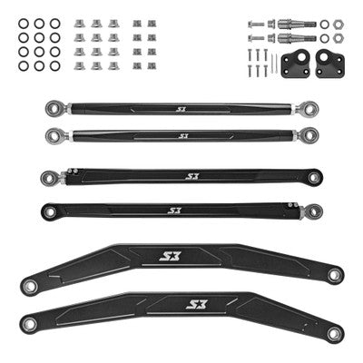 S3 Power Sports Can - Am Maverick R High Clearance Billet Aluminum Radius Rods – Full Set - Dune Goons