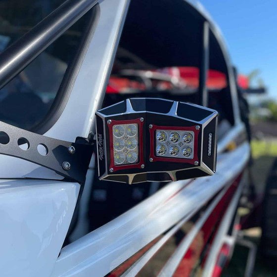 Sector Seven Sawtooth LED Lighted Mirrors with Turn Signal