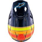 Supertech M10 TLD MIPS Helmet – Alpinestars Blue/Orange/Fluo Red - Dune Goons